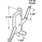 Prime-Line Awning Operator, Gray, Left Hand, 2-3/8 in. Link, for Look-Rusco Single Pack H 3693 - alternate 3